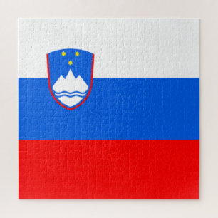 Slowenienflagge Puzzle