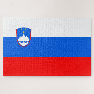 Slowenienflagge Puzzle