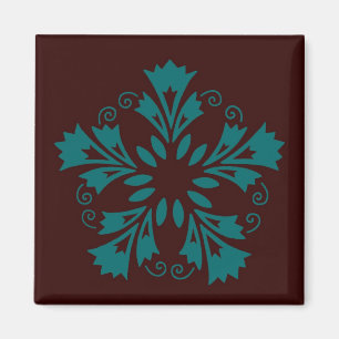 Slowenisch Gartennelken-Magnet Magnet