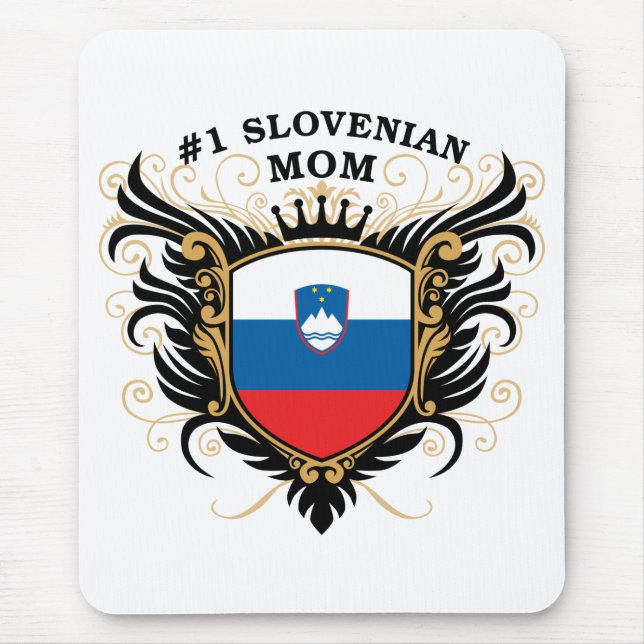 Slowenisch Mama der Nr.-eine Mousepad (Vorne)