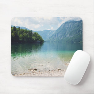 Slowenische Berge und Bohinj-See Landschaftliches  Mousepad