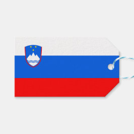 Slowenische Flagge Geschenkanhänger