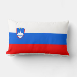 Slowenische Flagge Lendenkissen