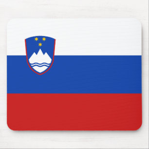 Slowenische Flagge Mousepad