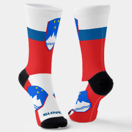 Slowenische Flagge Patriotisch, Nachhaltiges Slowe Socken
