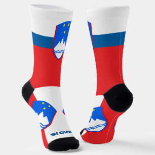 Slowenische Flagge Patriotisch, Nachhaltiges Slowe Socken