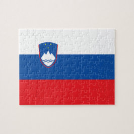 Slowenische Flagge Puzzle
