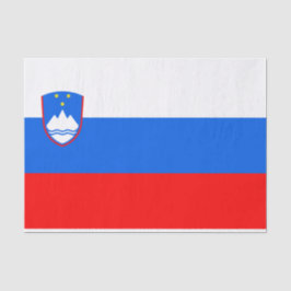 Slowenische Flagge Seidenpapier