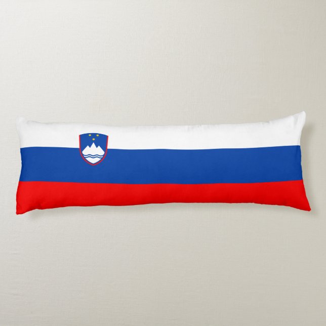 Slowenische Flagge Seitenschläferkissen (Rückseite)