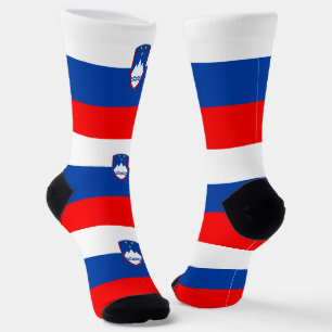Slowenische Flagge Socken