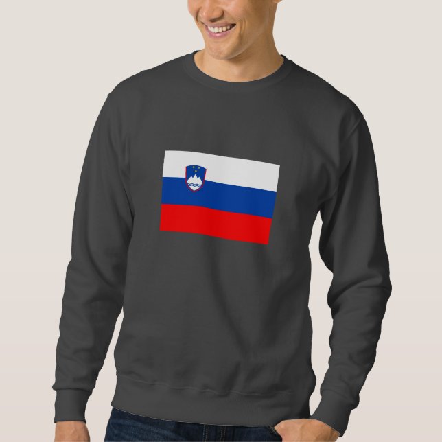 Slowenische Flagge Sweatshirt (Vorderseite)