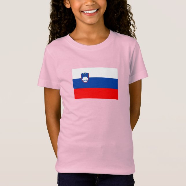 Slowenische Flagge T-Shirt (Vorderseite)
