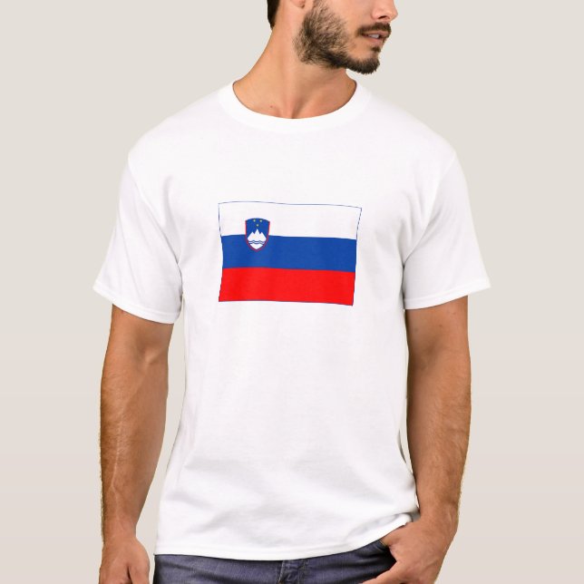 Slowenische Flagge T-Shirt (Vorderseite)