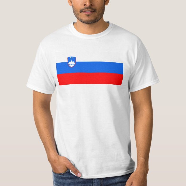 Slowenische Flagge T-Shirt (Vorderseite)
