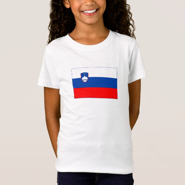 Slowenische Flagge T-Shirt (Vorderseite)