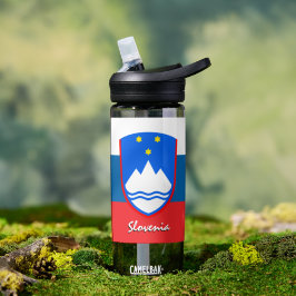 Slowenische Flasche, patriotische slowenische Flag Trinkflasche