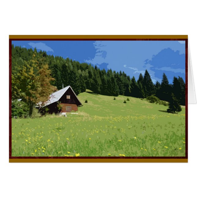 Slowenische Landschaft (Vorderseite (Horizontal))