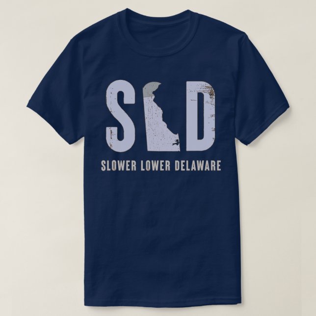 Slower Lower Delaware T-Shirt (Design vorne)