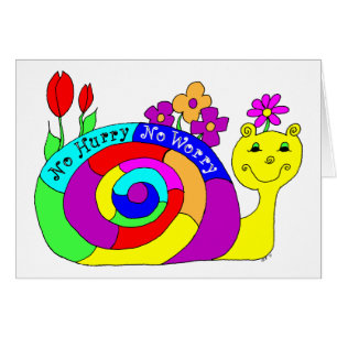 Slowpoke die Schnecke keine Eile keine Sorge