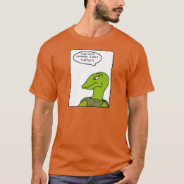 Slowpoke Turtle T - Shirt (weißer Hintergrund)