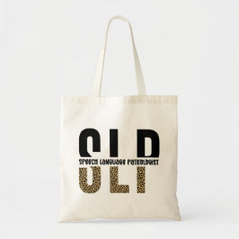 SLP Cheetah Print Speech Sprachpathologe Geschenk Tragetasche