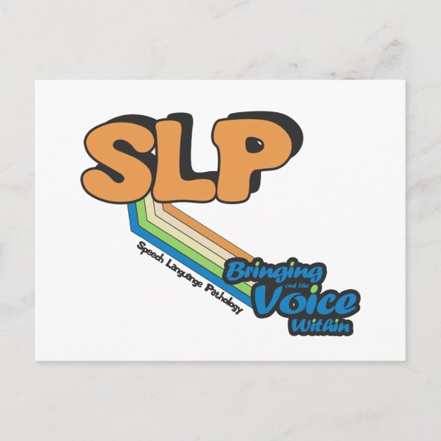SLP - die Stimme innerhalb Postkarte (Vorderseite)