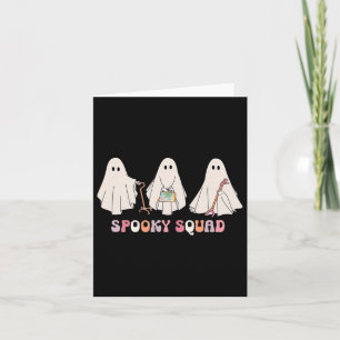 Slp Halloween Spooky Squad Gouls Outfit Women Mädc Karte