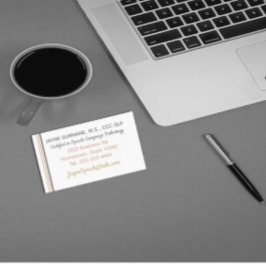 SLP-Karten! Sprachtherapie Visitenkarten Visitenkarte