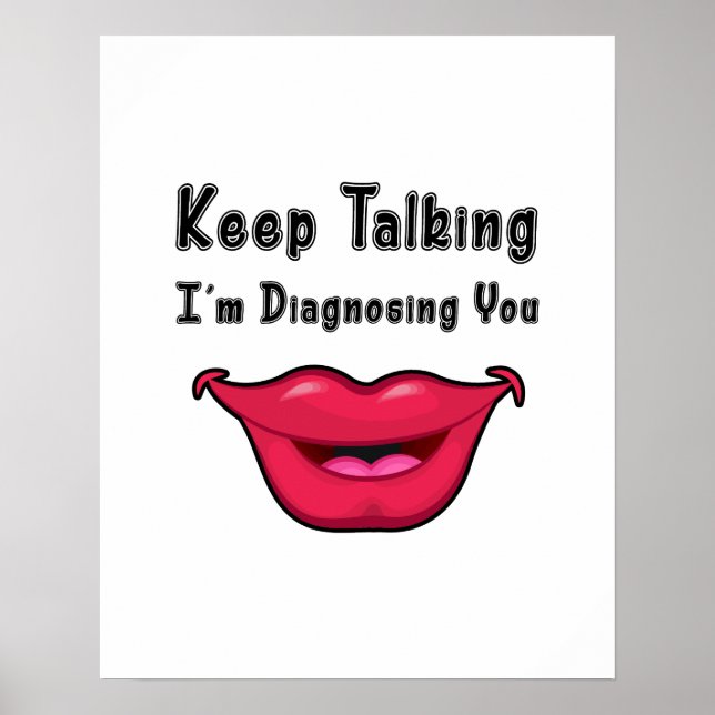 Slp Speech Language Pathology - Geschenke Poster (Vorne)