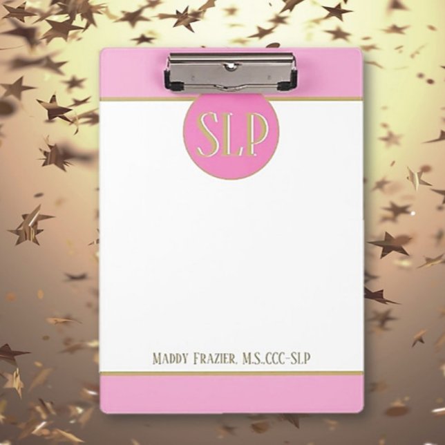 SLP (Speech Pathologe) benutzerdefinierte Zwischen Klemmbrett (Von Creator hochgeladen)