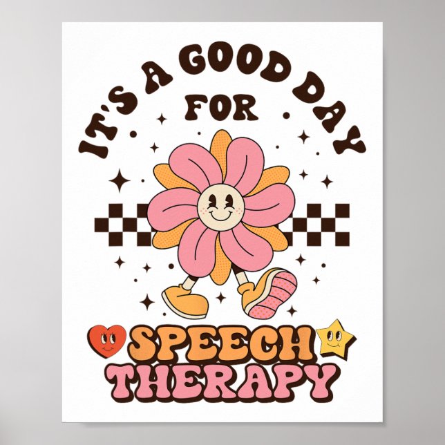 Slp Speech Therapist Speech Pathologe I Poster (Vorne)