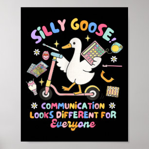 Slp Speechie Albern Goose Communication sieht ande Poster