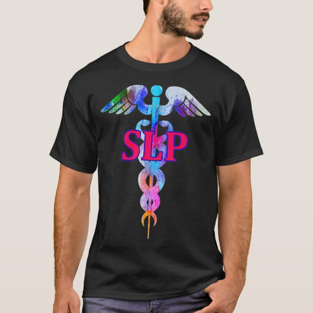 SLP, SpeechLanguagePathologist, SpeechTherapist, S T-Shirt (Vorderseite)