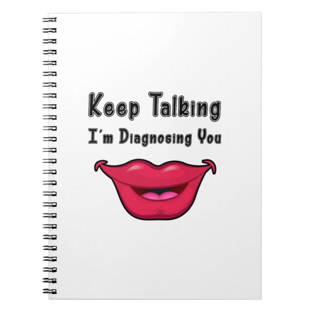 Slp Sprache-Sprachpathologie-Geschenke Notizblock (Vorderseite)