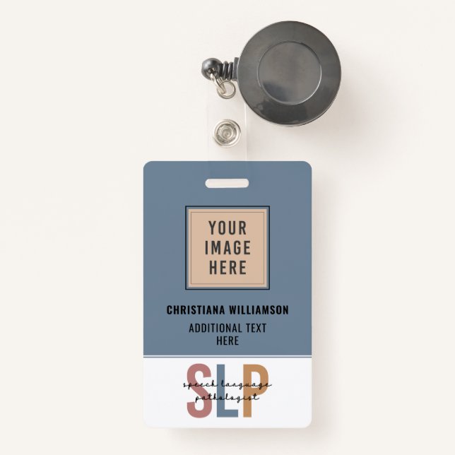 SLP-Sprachpathologe Ausweis (Vorderseite mit Rechteck)