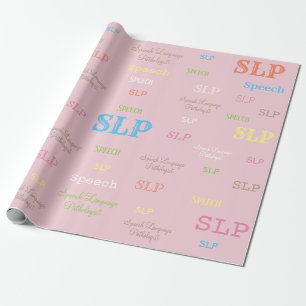 SLP (Sprachpathologe)Packpapier Geschenkpapier