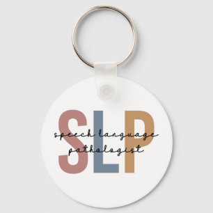 SLP-Sprachpathologe Retro Schlüsselanhänger