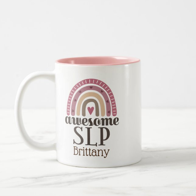 SLP-Sprachpathologe Zweifarbige Tasse (Links)