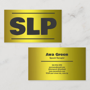 SLP Sprachspezialist Visitenkarte
