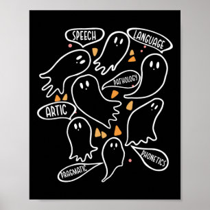 Slp Sprachtherapeut - Lustiges Halloween Poster