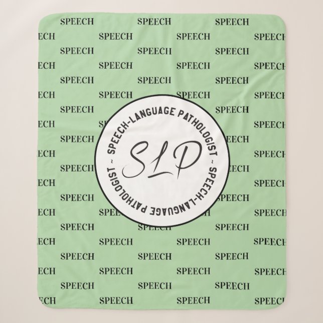 SLP! Sprachtherapeut  Sherpadecke (Vorderseite)