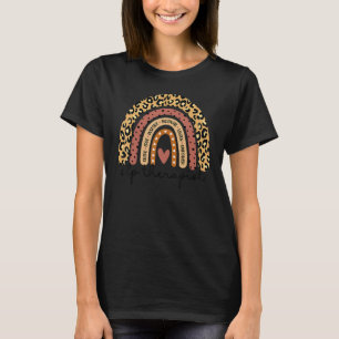 SLP Therapeut 100. Tag der Sprechtherapie Regenbog T-Shirt