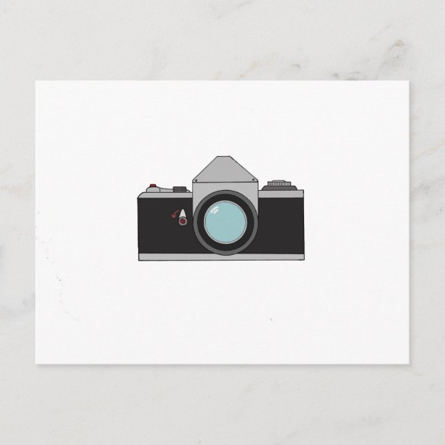 SLR-Kamera für Film Postkarte (Vorderseite)