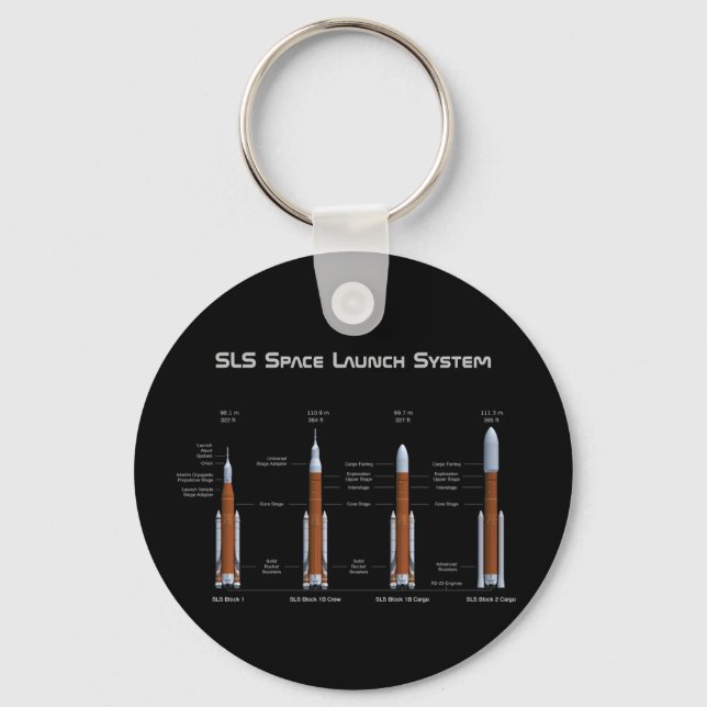 SLS Space Launch System Schlüsselanhänger (Vorderseite)
