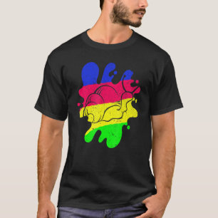 Slug Gastropod Schnecke Natur Tierfarbene Schnecke T-Shirt