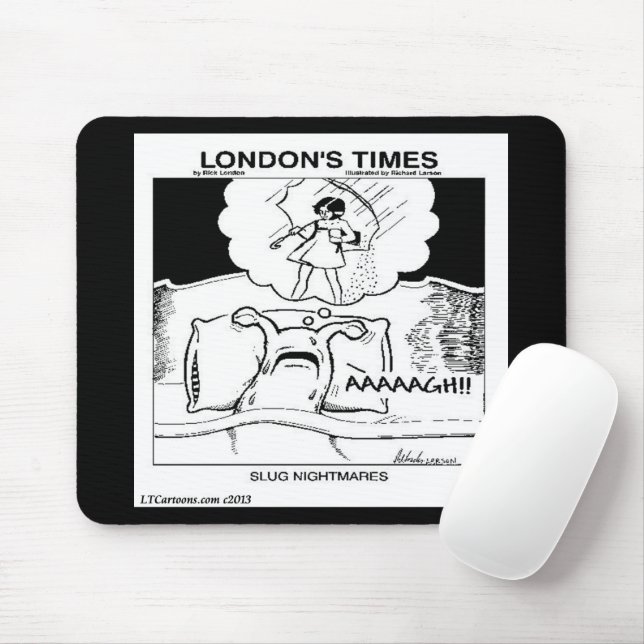 Slug Nightmares Classic LTCartoons Comic Mousepad (Mit Mouse)
