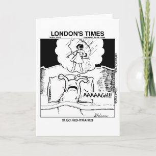 Slug Nightmares Grußkarten Karte