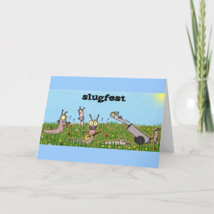 Slugfest-Gruß-Karte Karte