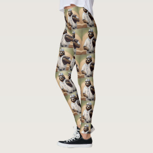 "Slugger Sloth: Langsam und standhaft an der Platt Leggings
