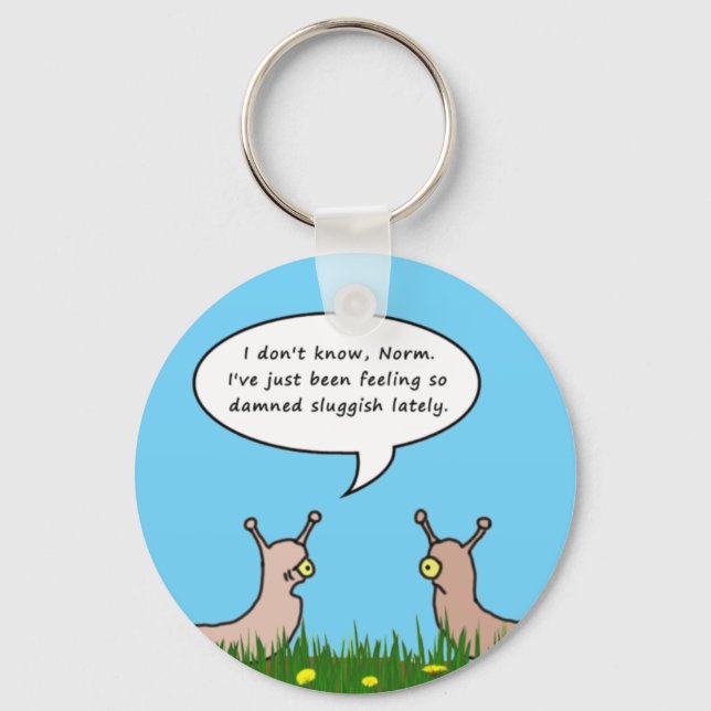 Sluggish Schlüsselanhänger (Vorderseite)